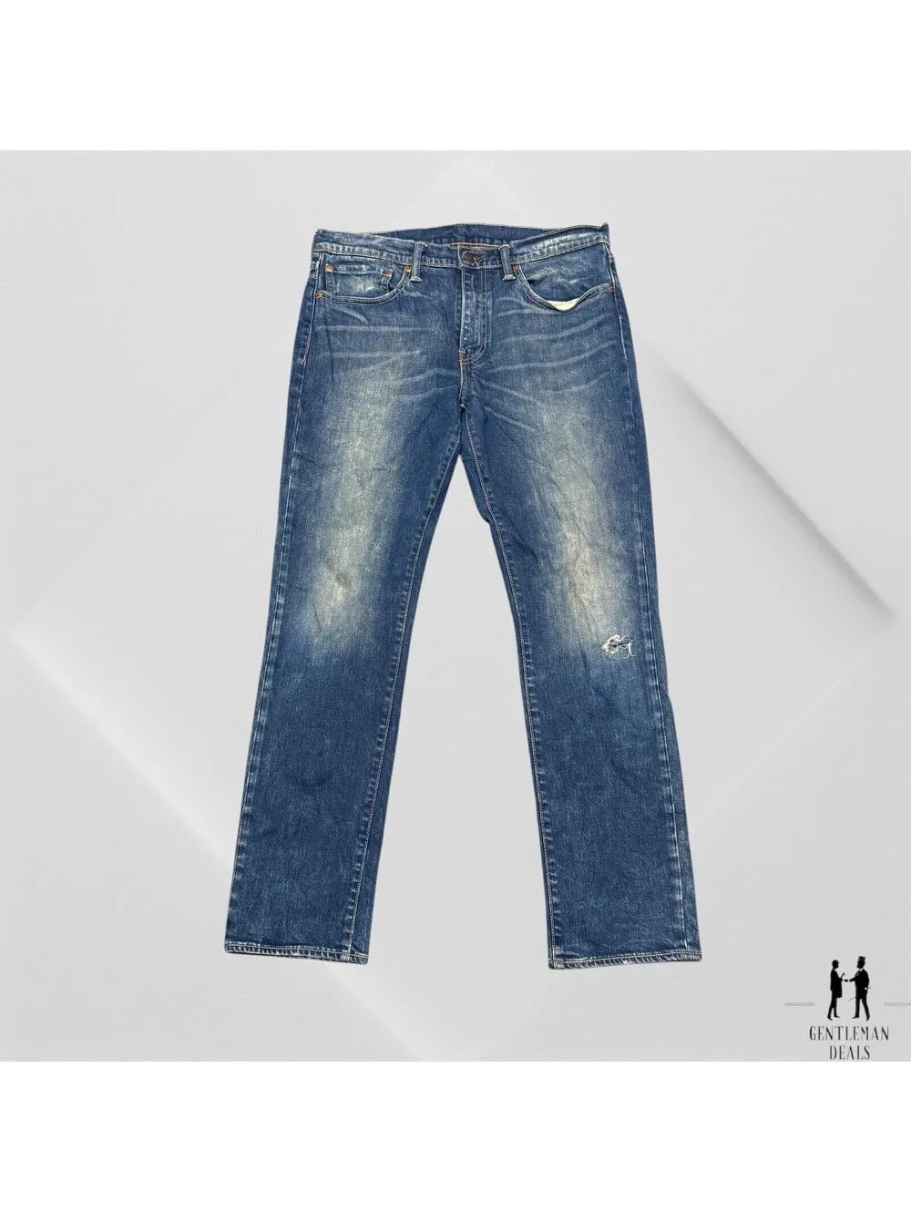 Levis Mens Jeans Blue 34x31 Stretch Denim 511 Slim Straight 5 Pocket Casual